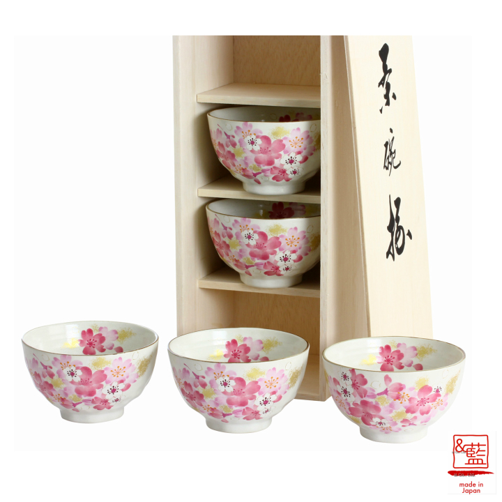 【ご紹介します！安心の日本製！人気の桜の食器！】華きらら飯碗揃